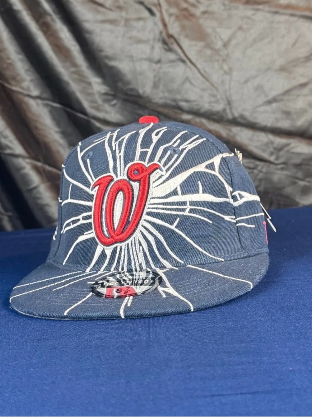 Washington “W” Black Senators Shockwave Navy Cap